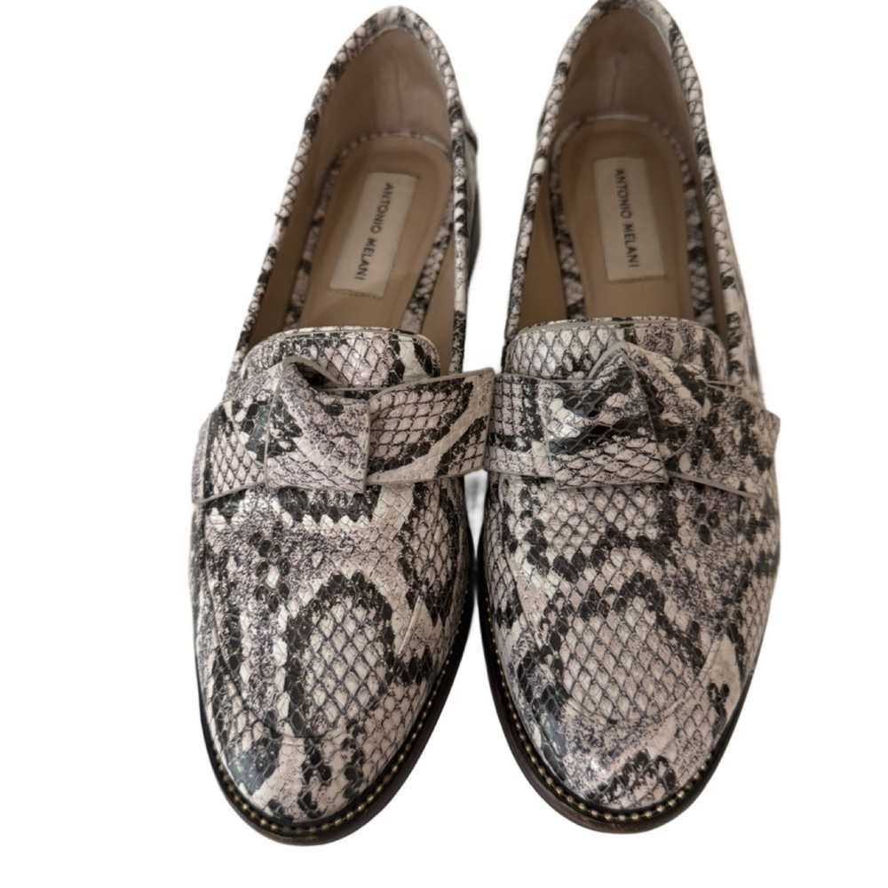 Antonio Melani Darlene Snakeskin Patterned Loafers, Size 7M